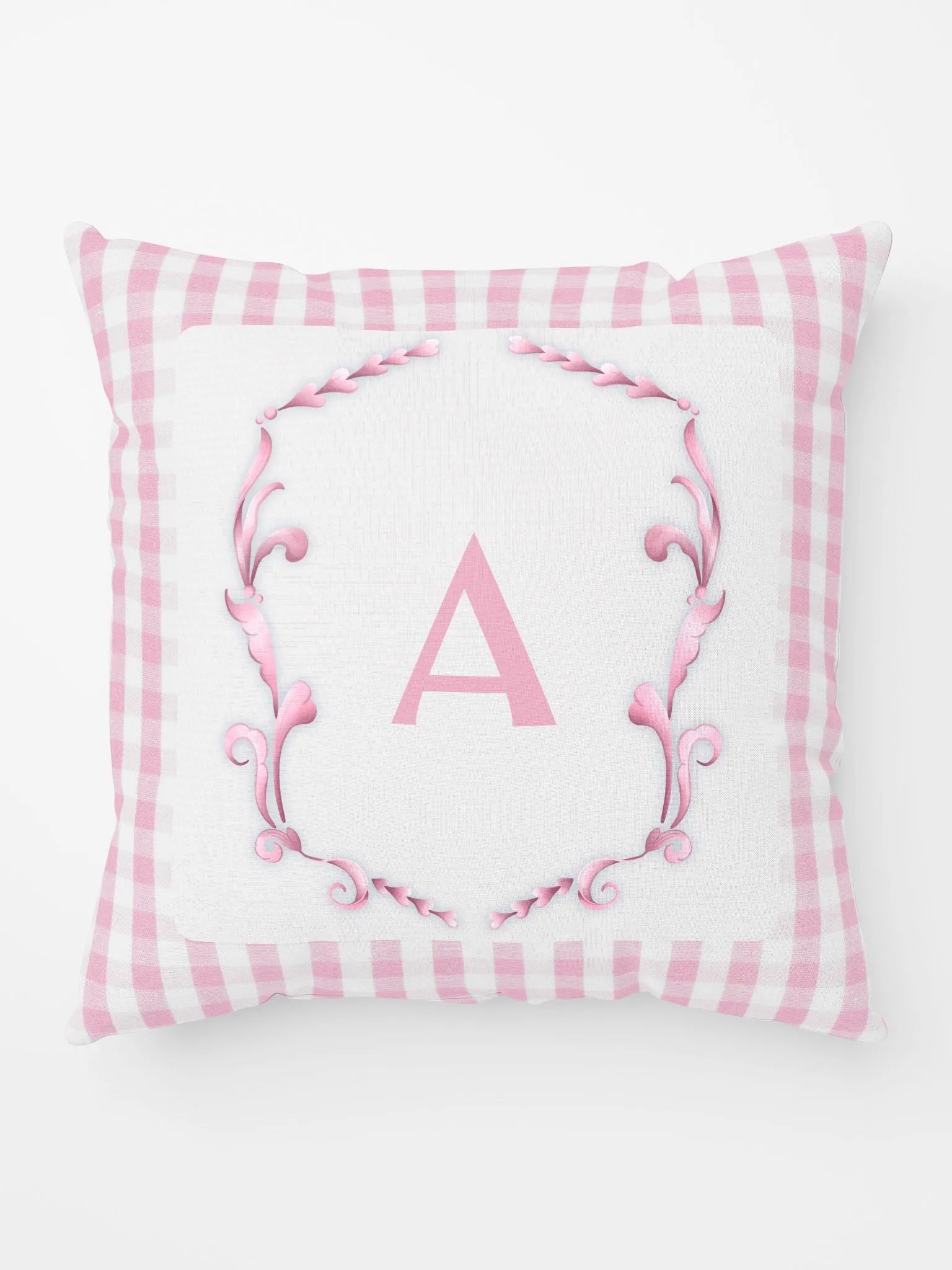 Pink Preppy Charm Pillow A product image (5)