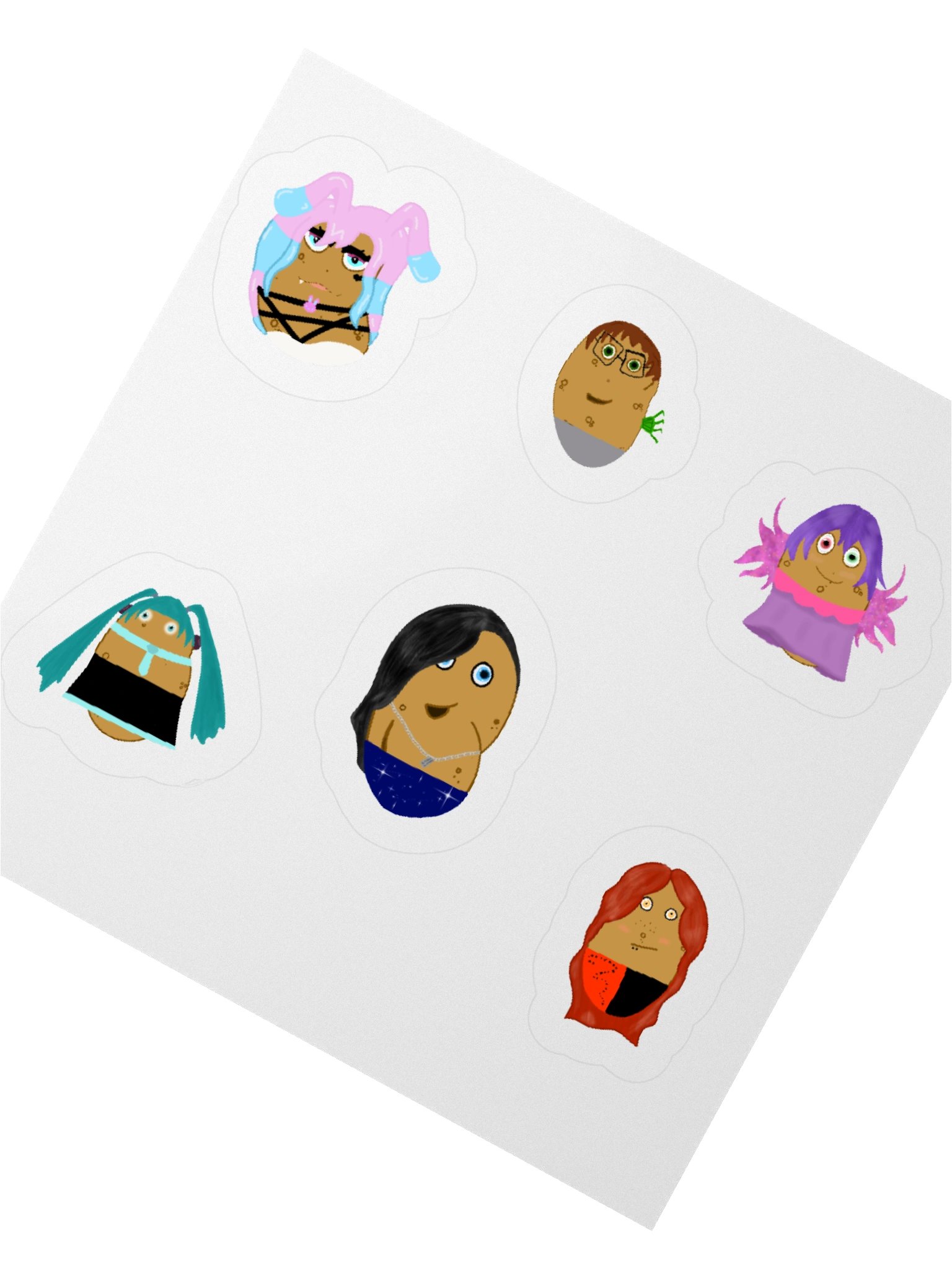 Tater Army Sticker Set 1 product image (6)