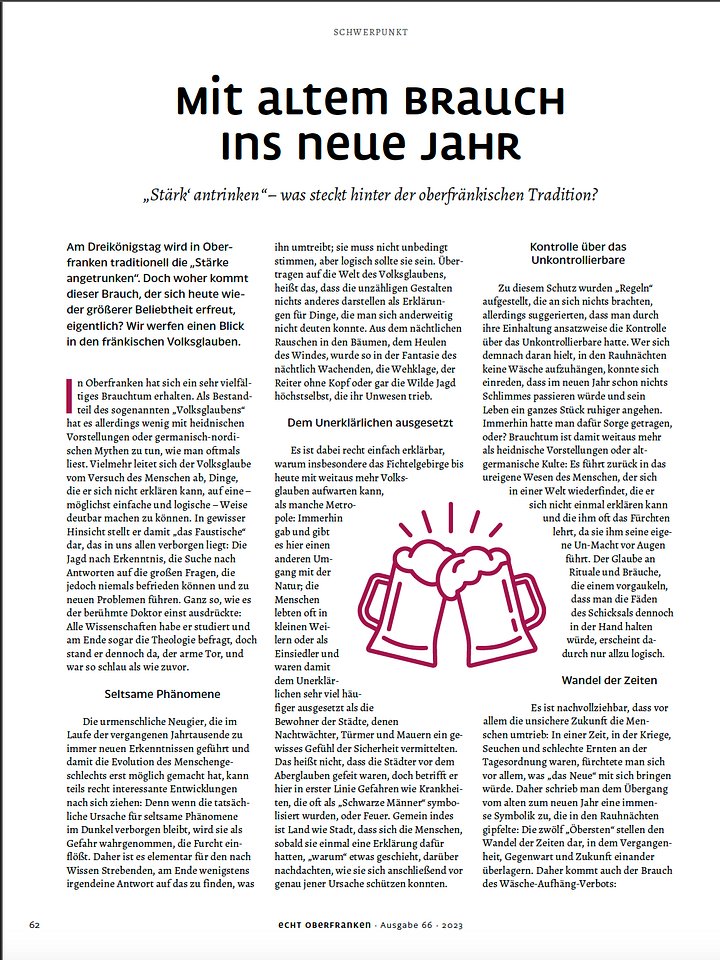 Mit altem Brauch ins neue Jahr: Stärke antrinken product image (1)