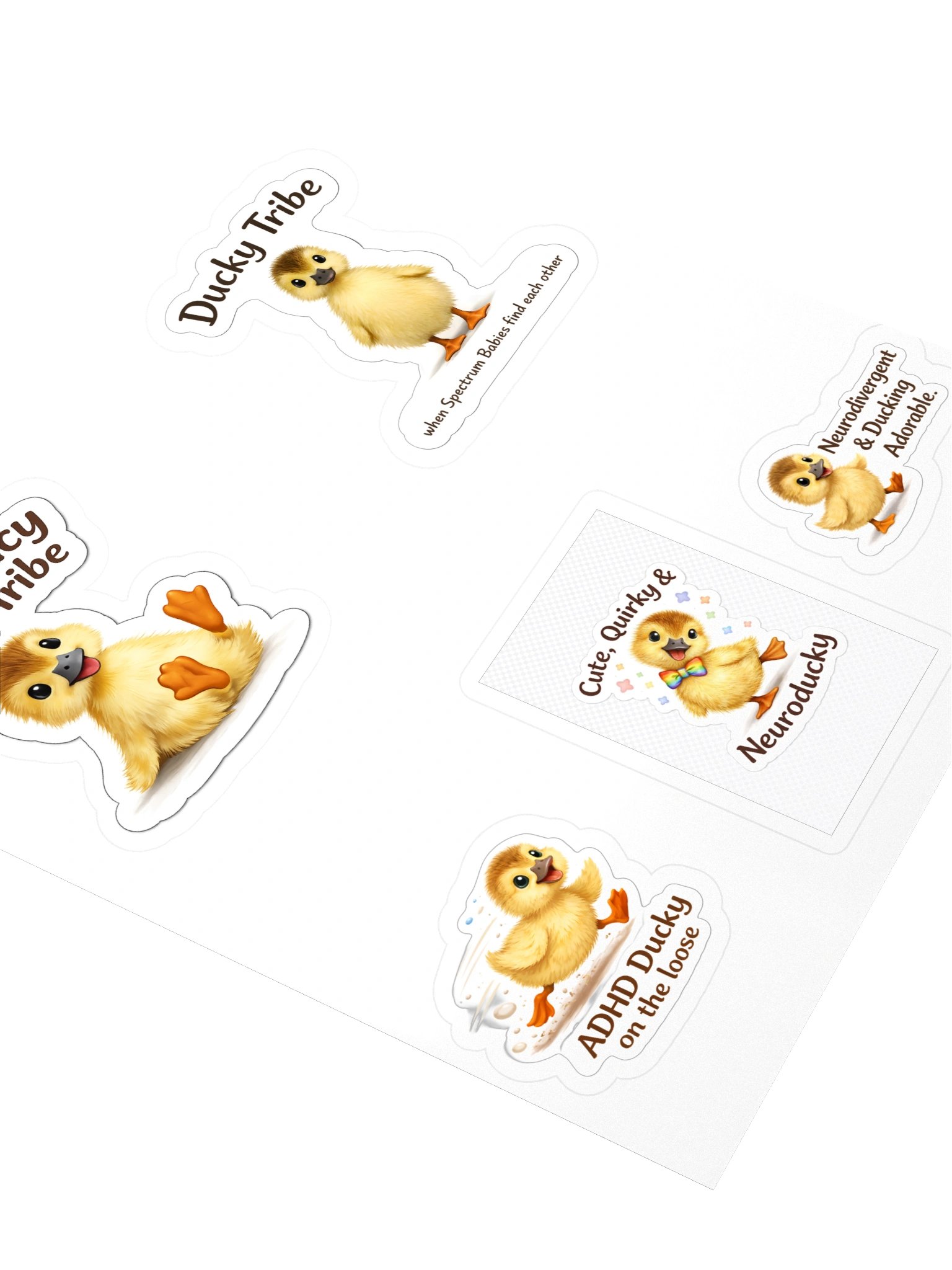 Z's Ducky Sticker Sheet 2. product image (3)