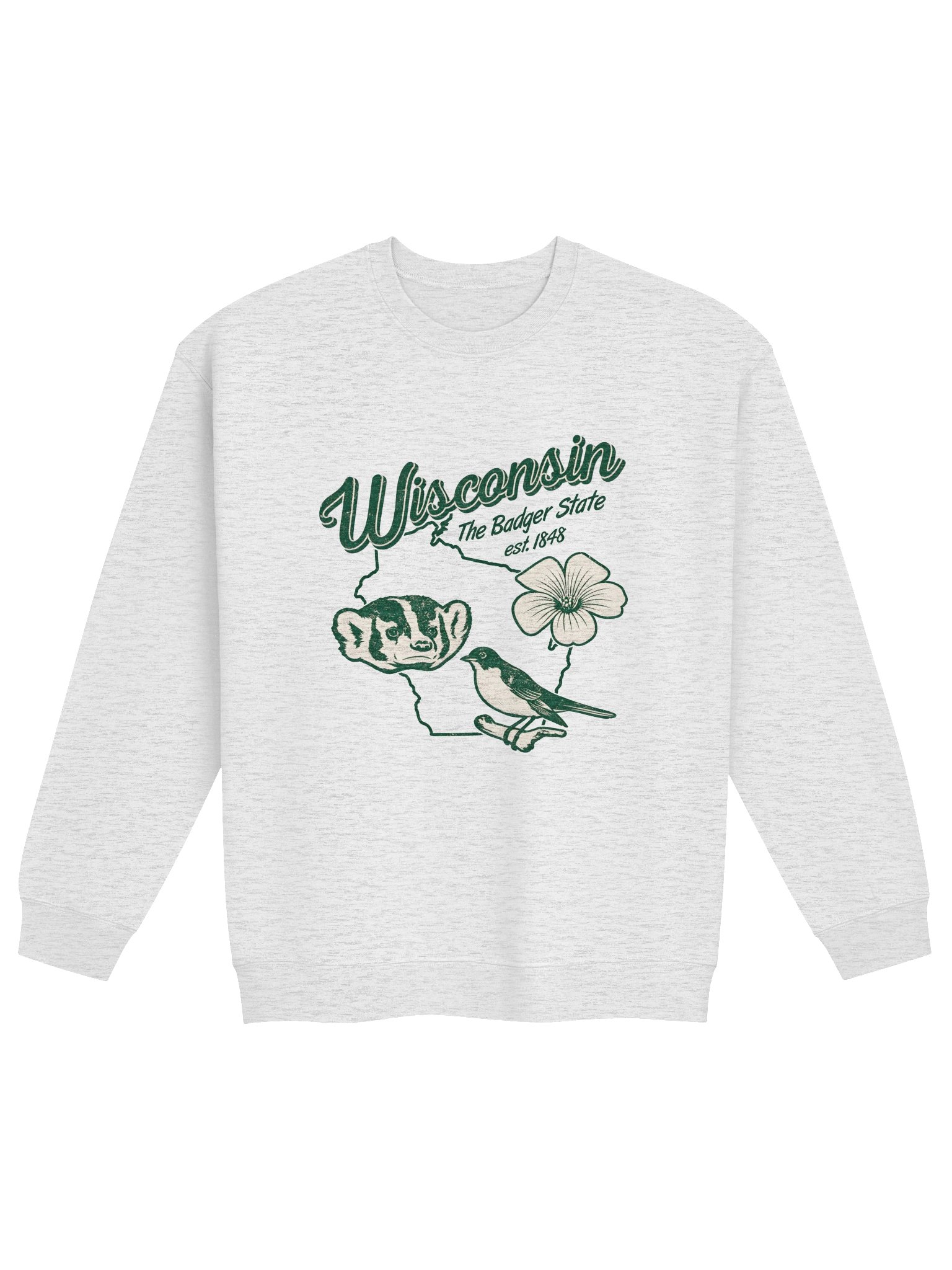 Vintage Wisconsin Badger State Crewneck product image (1)