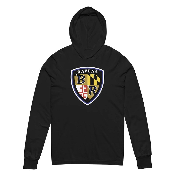 RAVENS - Shield Hooded Long Sleeve Tee product image (3)