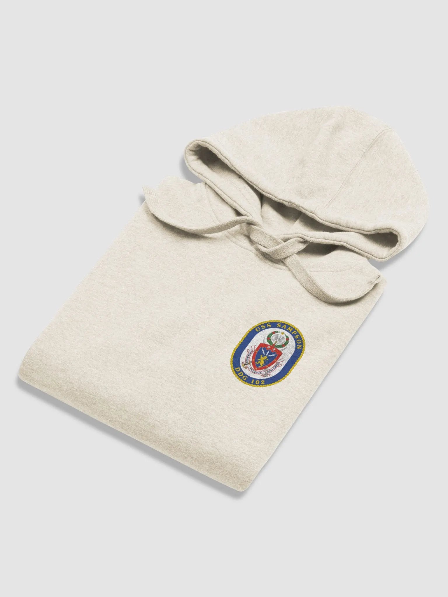 USS Sampson DDG 102: Hooded Sweatshirt product image (52)