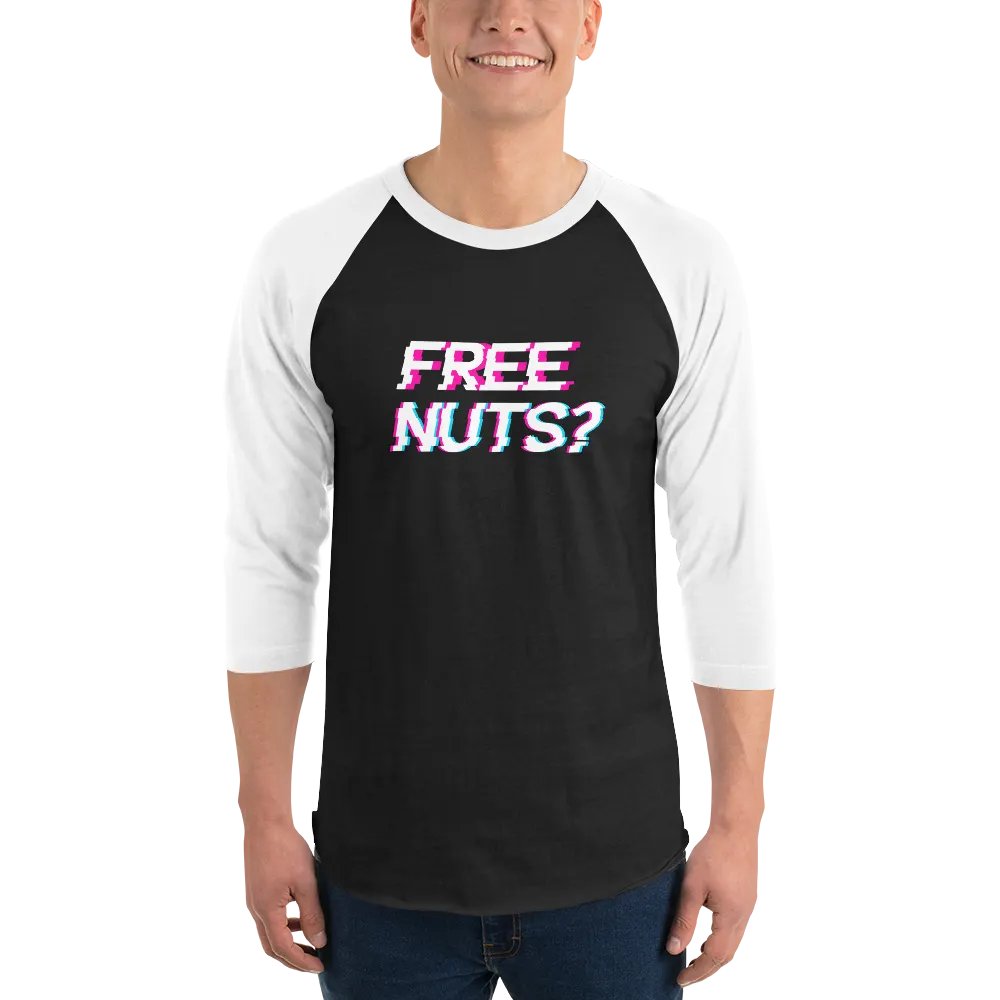 Free Nuts? Baseball Tee product image (7)
