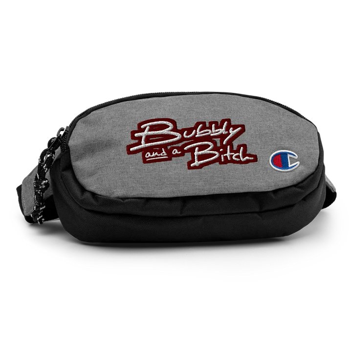 Bubbly and a B*tch (maroon bubble design 2) champion fanny pack product image (2)