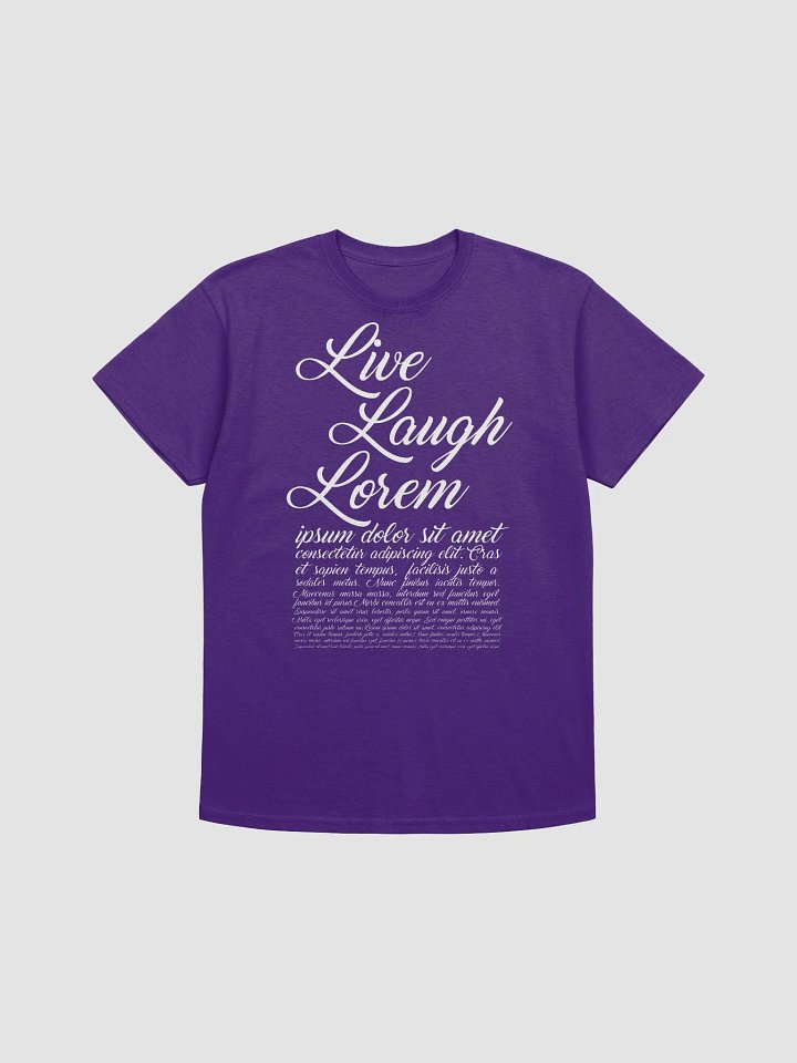 Live Laugh Lorem Ipsum Dark Mode Heavyweight T-Shirt product image (1)