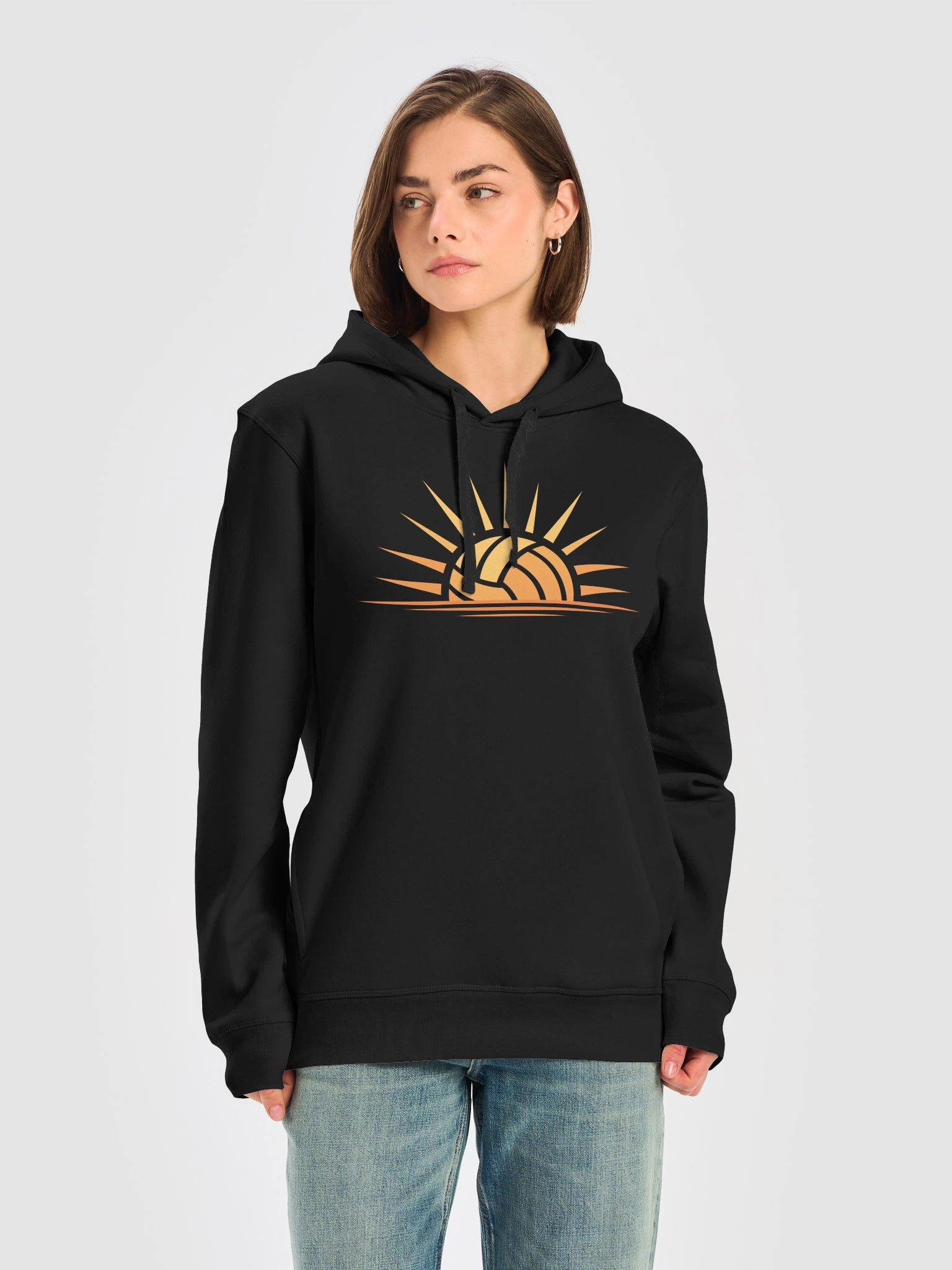 The Volleyball Sunrise Side Pocket Hoodie product image (2)