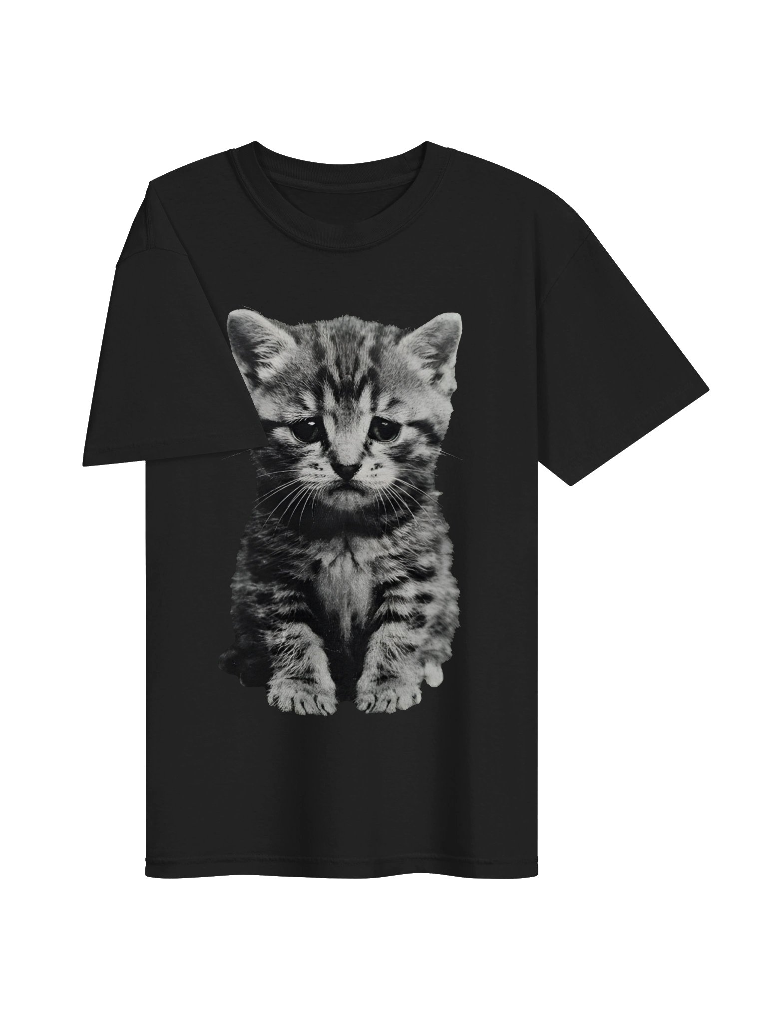 Serious Tabby Kitten Tee product image (3)