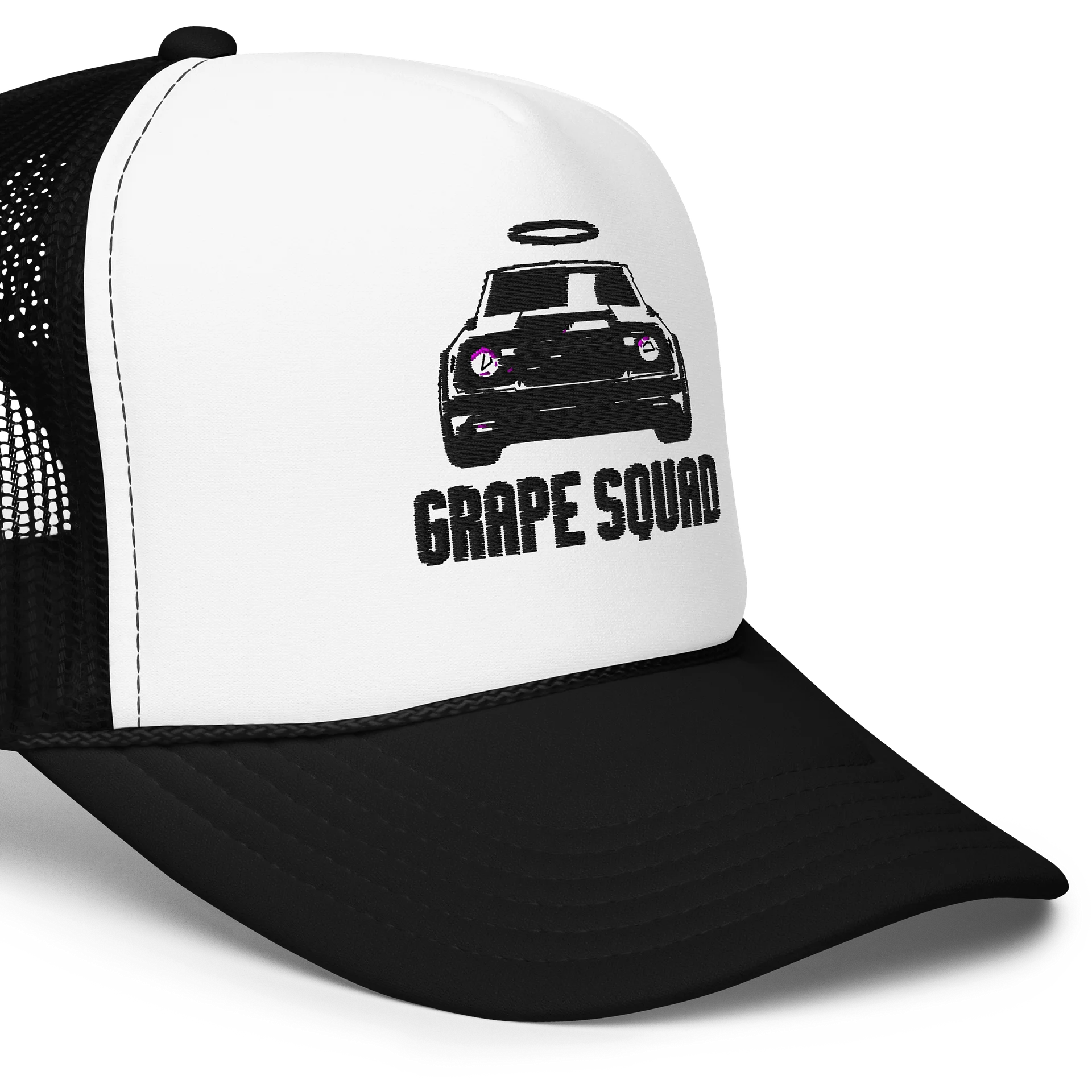Fennec v2 Embroidered Trucker Hat (Black) product image (5)