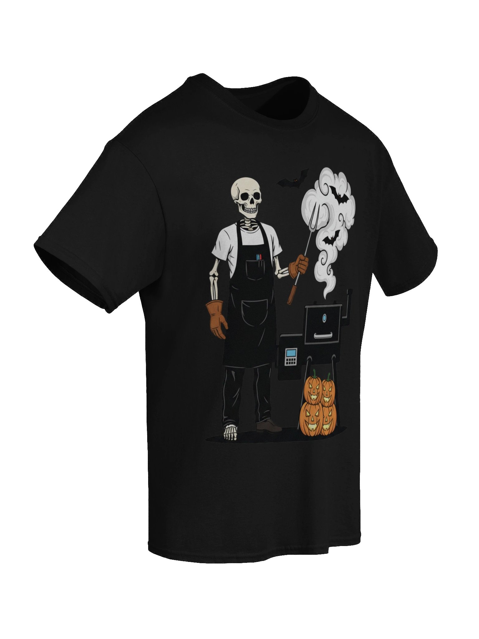 Kettle Bones — Minimalist Skeleton Grillmaster Tee product image (47)