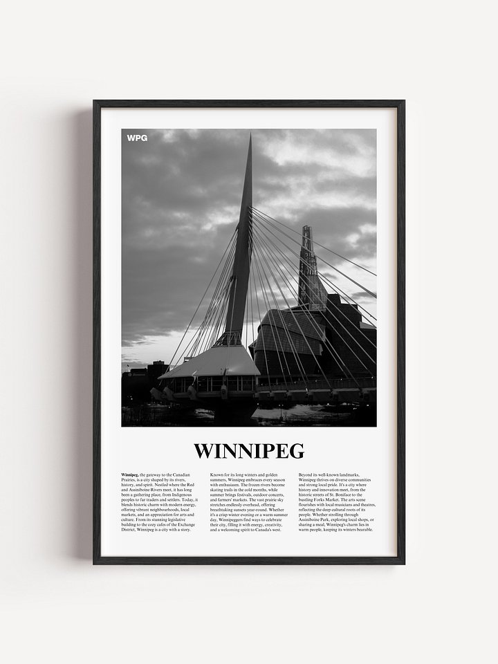 Winnipeg 01 Newspaper Poster product image (1)