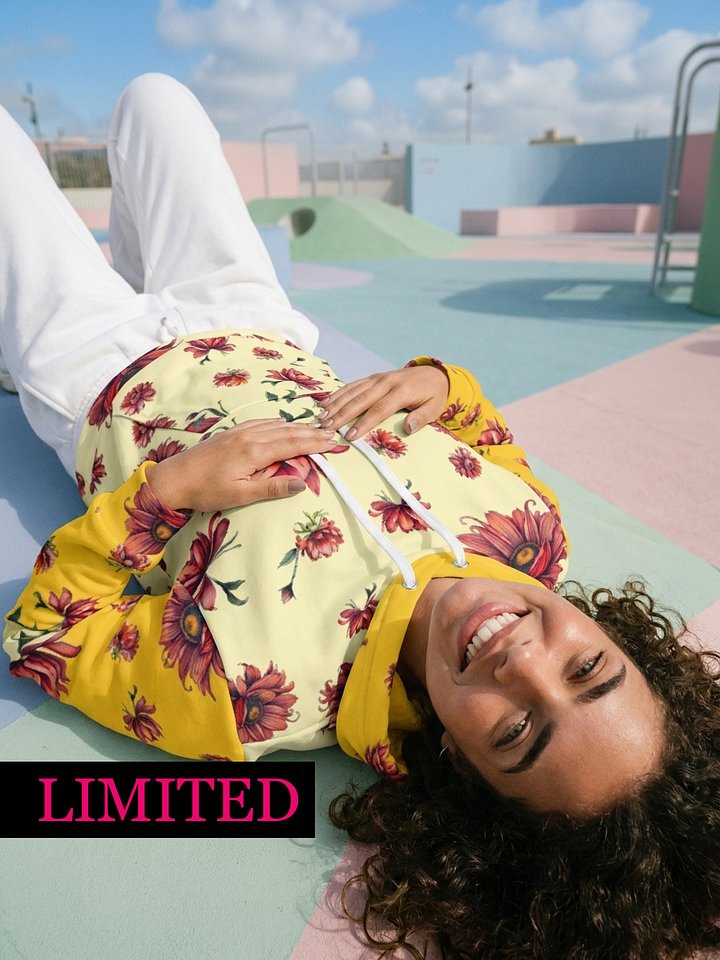 Flower thoughts-cotton hoodie product image (1)