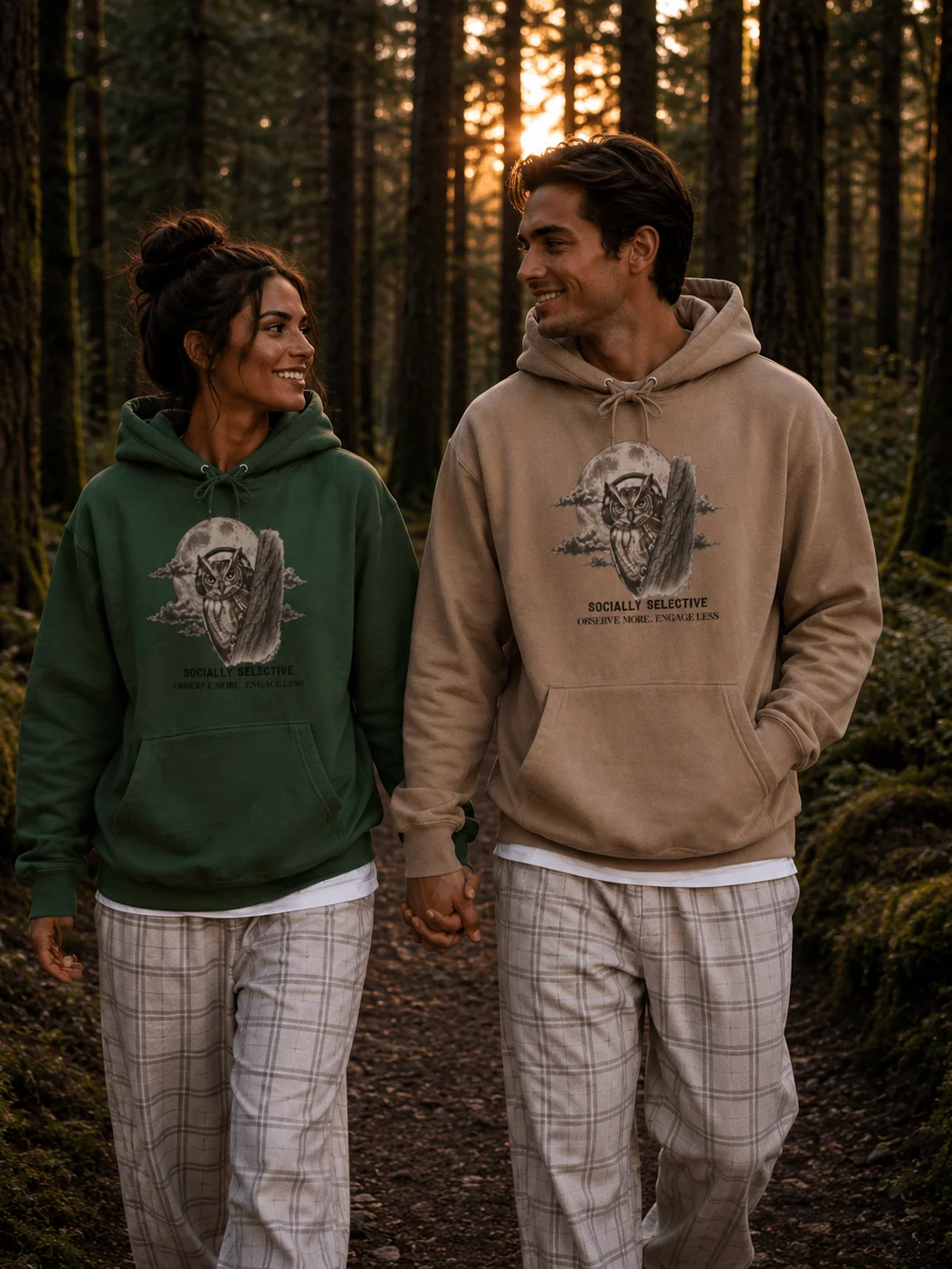Socially Selective | Owl Hoodie product image (3)
