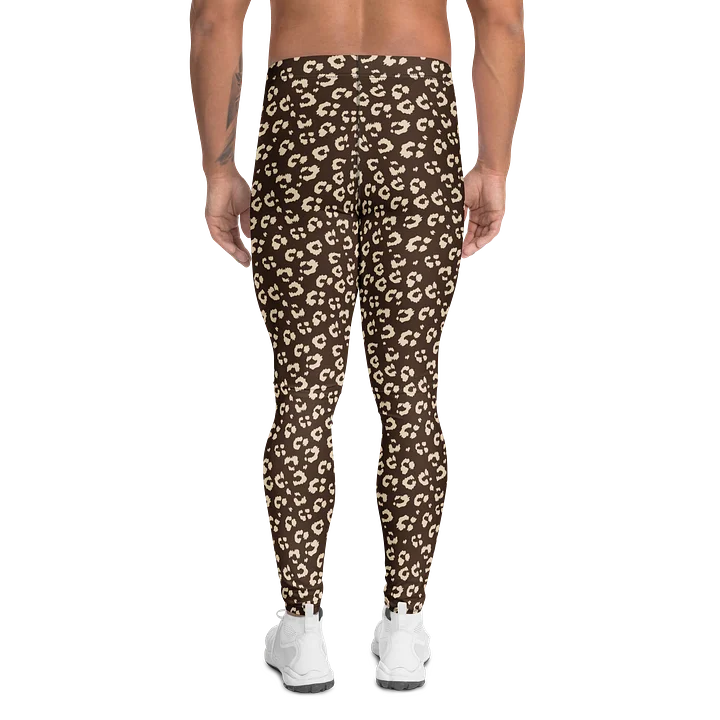 Trendy Leopard Print Athletic Men's Leggings product image (2)