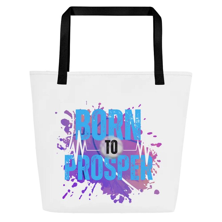 Expressive Born to Prosper All-Over Tote Bag product image (1)