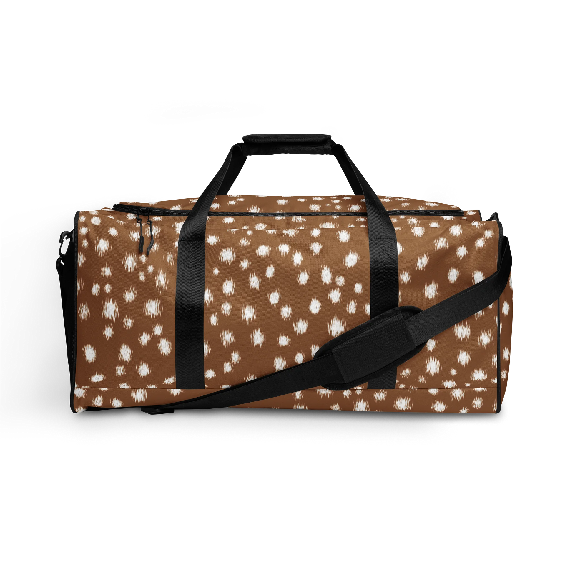 Bambicore Speckled Brown Deer Print Duffle Bag Duffle Bag product image (1)
