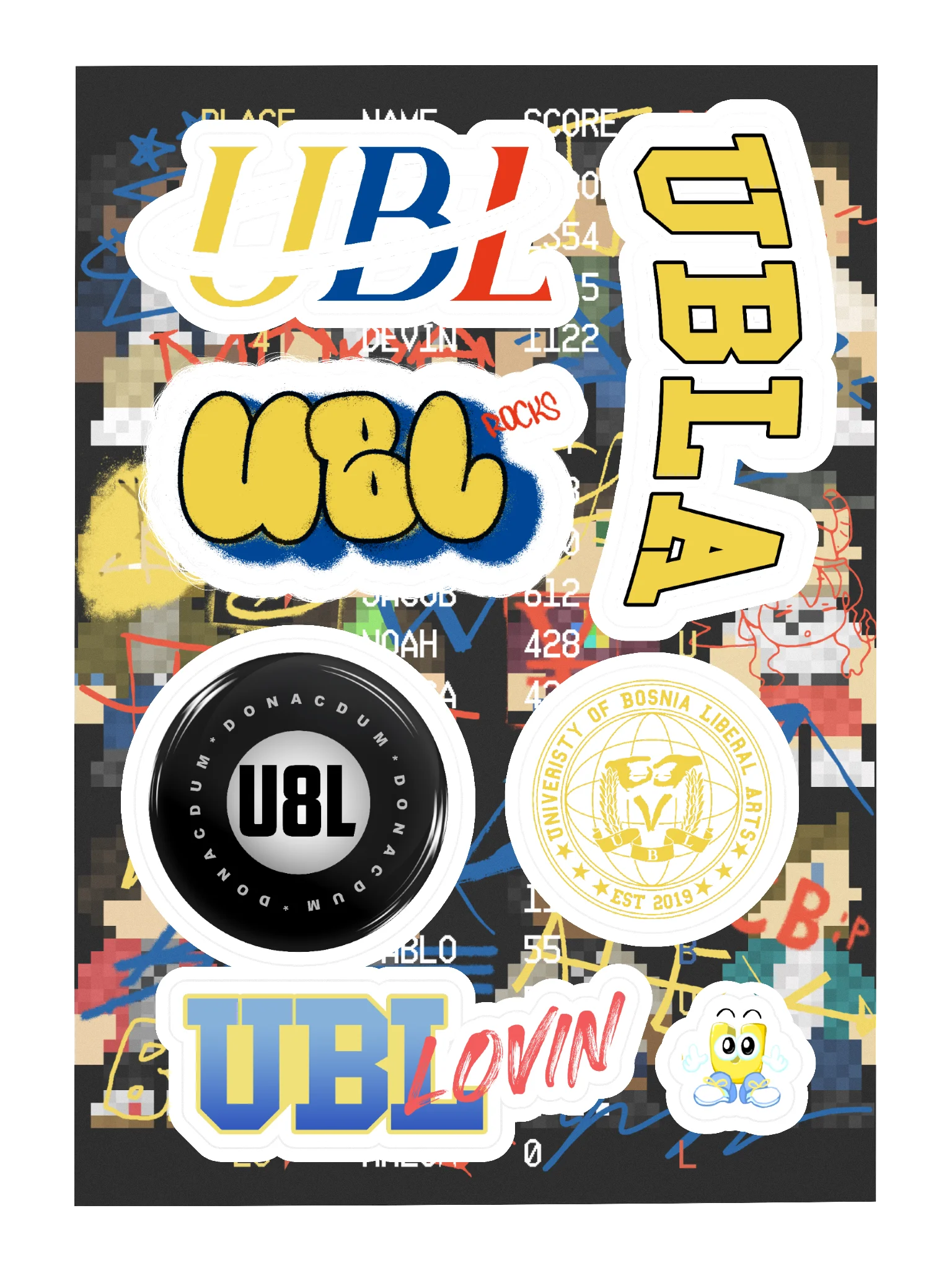 UBL Sticker Sheet product image (3)