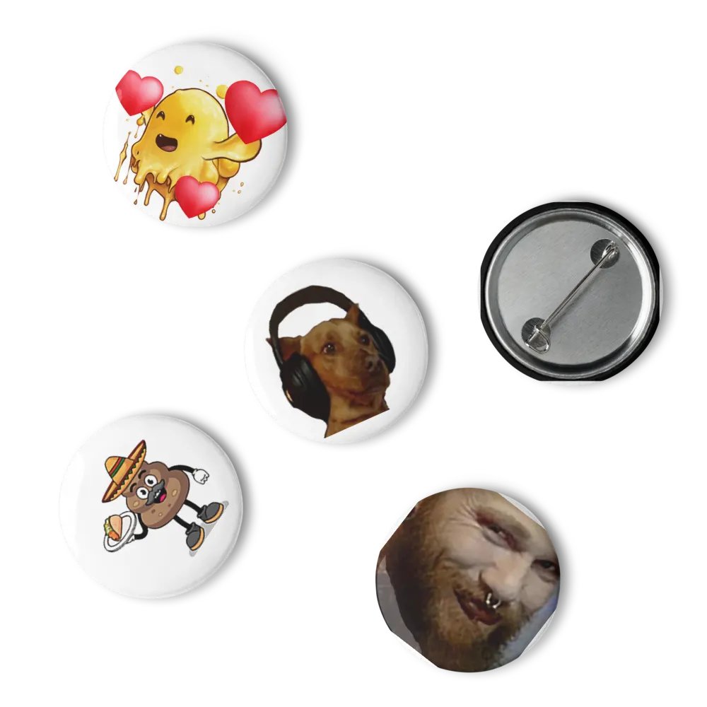 Mixed emote Buttons! product image (6)