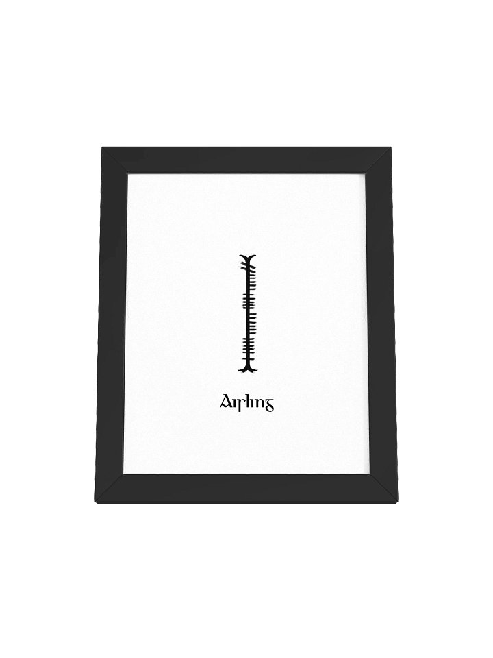 Aisling – Celtic Dream Ogham Framed Art Print product image (1)