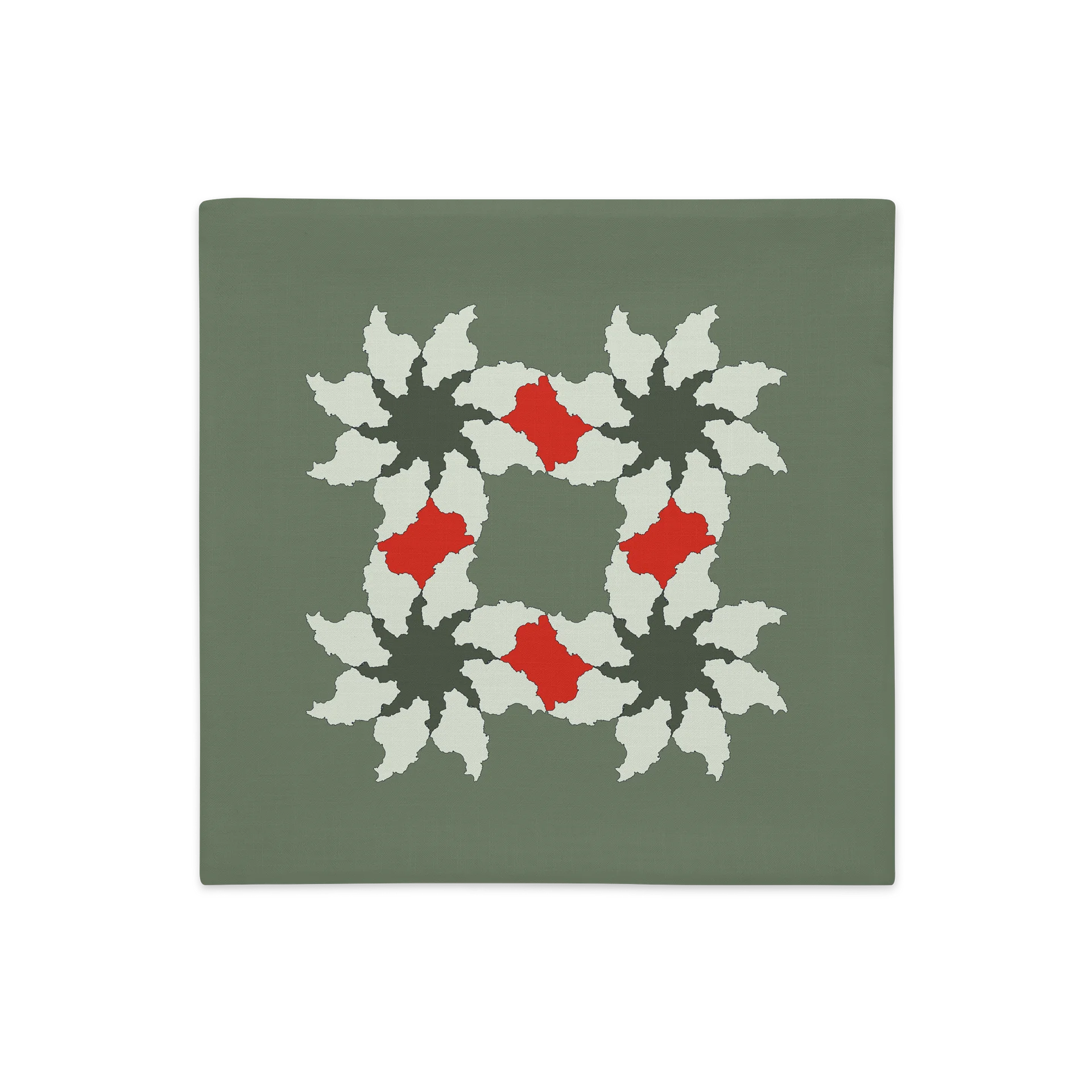 Where Iran Blooms Cushion Cover, Sage product image (3)