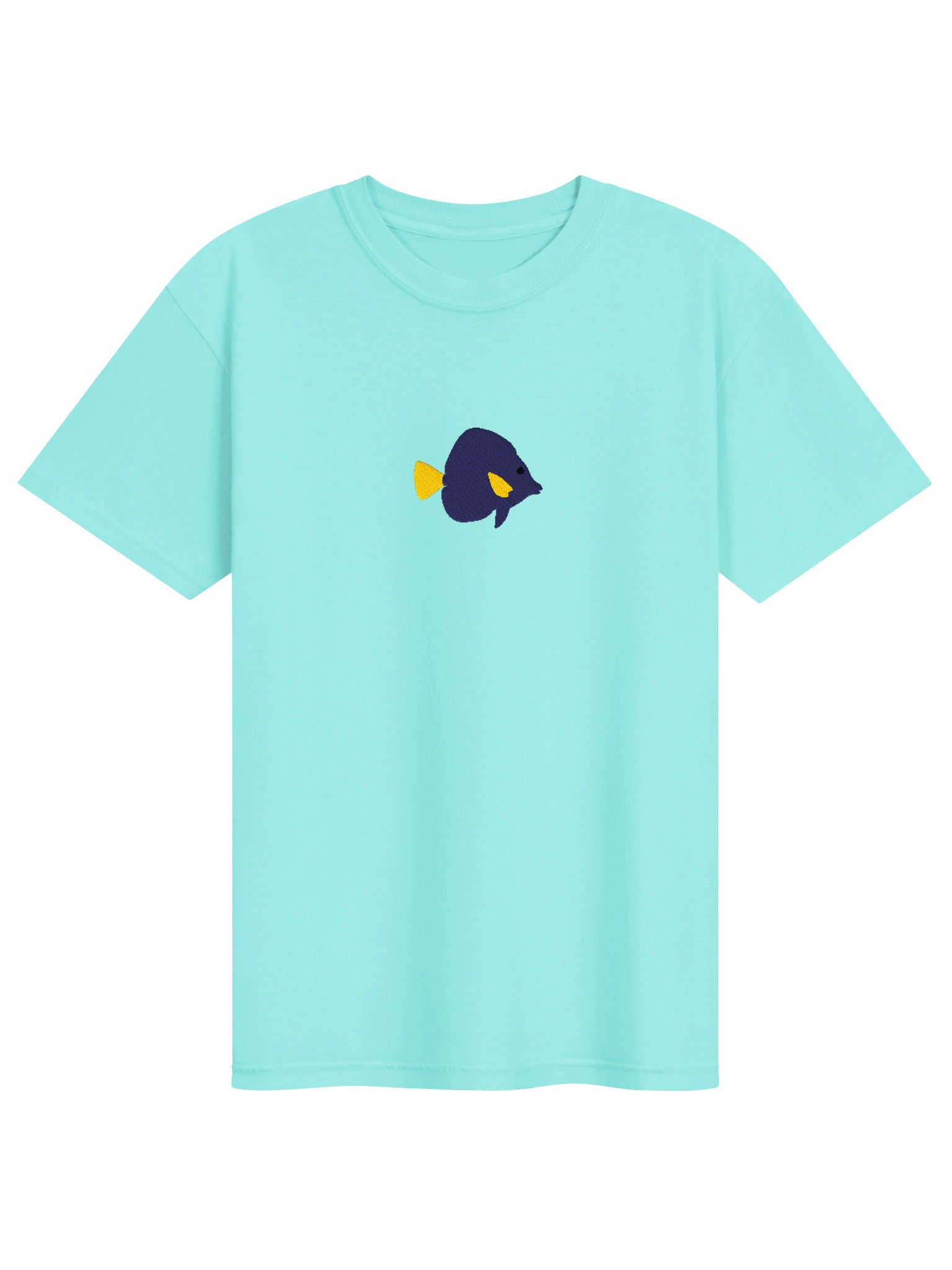 Purple Tang Premium T-Shirt (Embroidered) for Reef and Marine Aquarium Lovers product image (5)