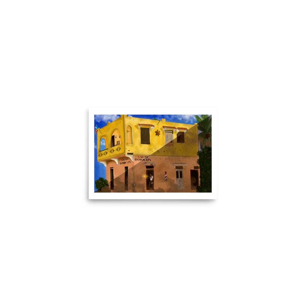 Salon Boricua Barbershop Drawing product image (1)