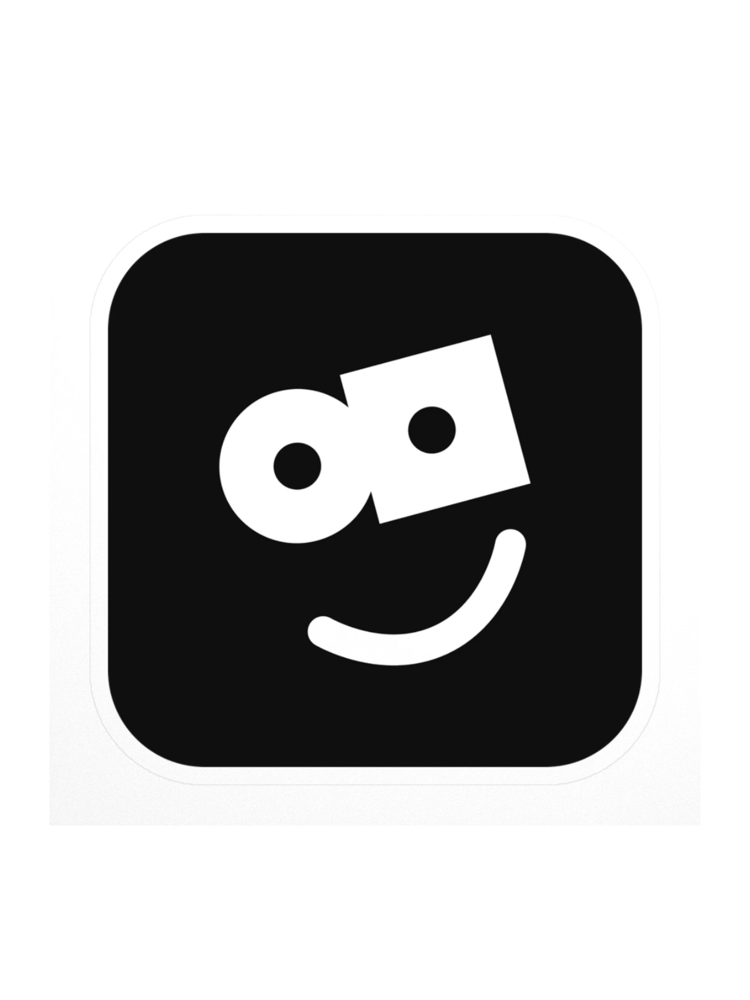 Mascot sticker, black product image (1)
