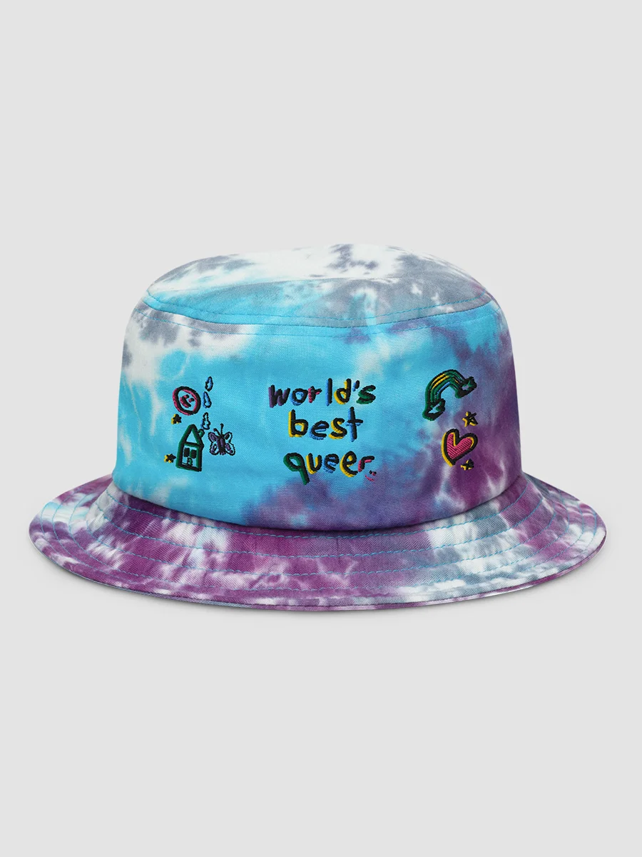 WORLDS BEST QUEER BUCKET HAT product image (1)