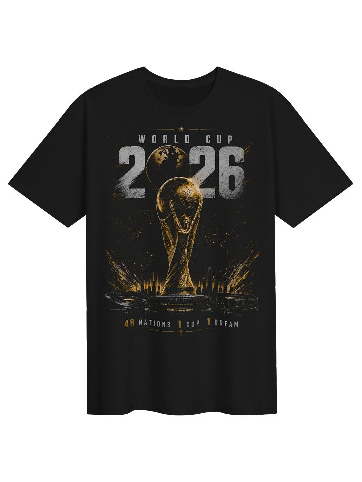 World Cup 2026 Trophy Graphic Tee product image (1)