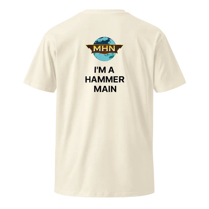 I'm A Hammer Main MHN Emblem Unisex T-Shirt White/Natural product image (3)