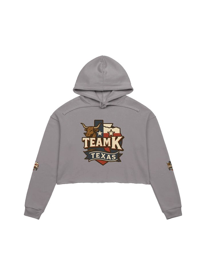 Team K Texas Crop Hoodie product image (1)
