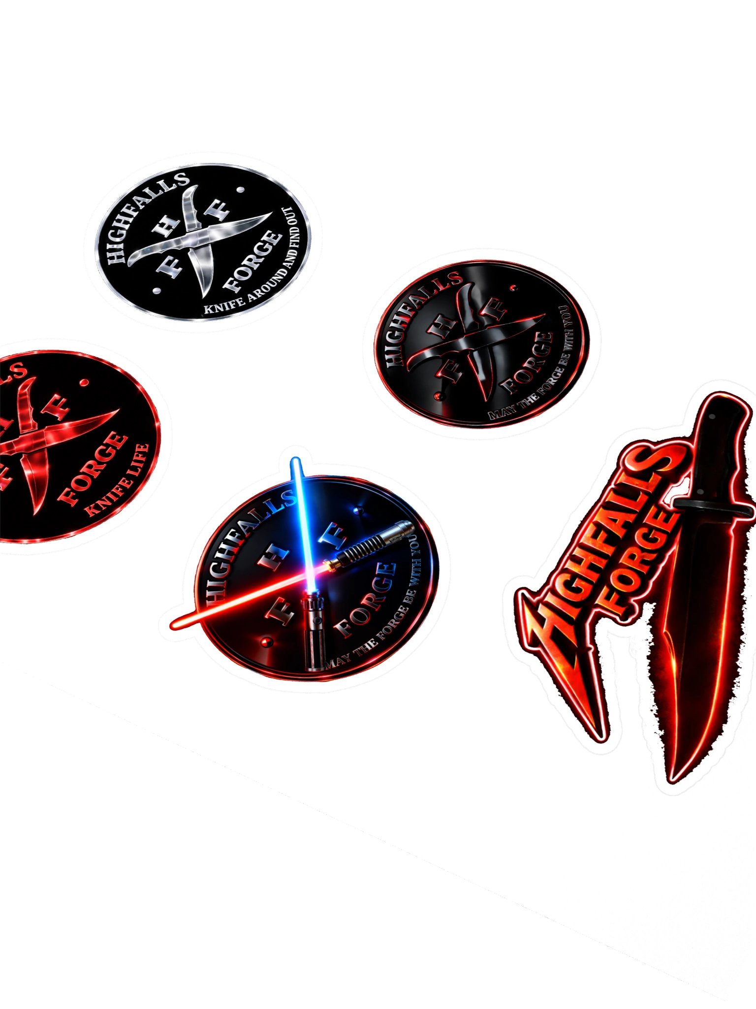 Some sweet HighFalls Forge stickers product image (2)