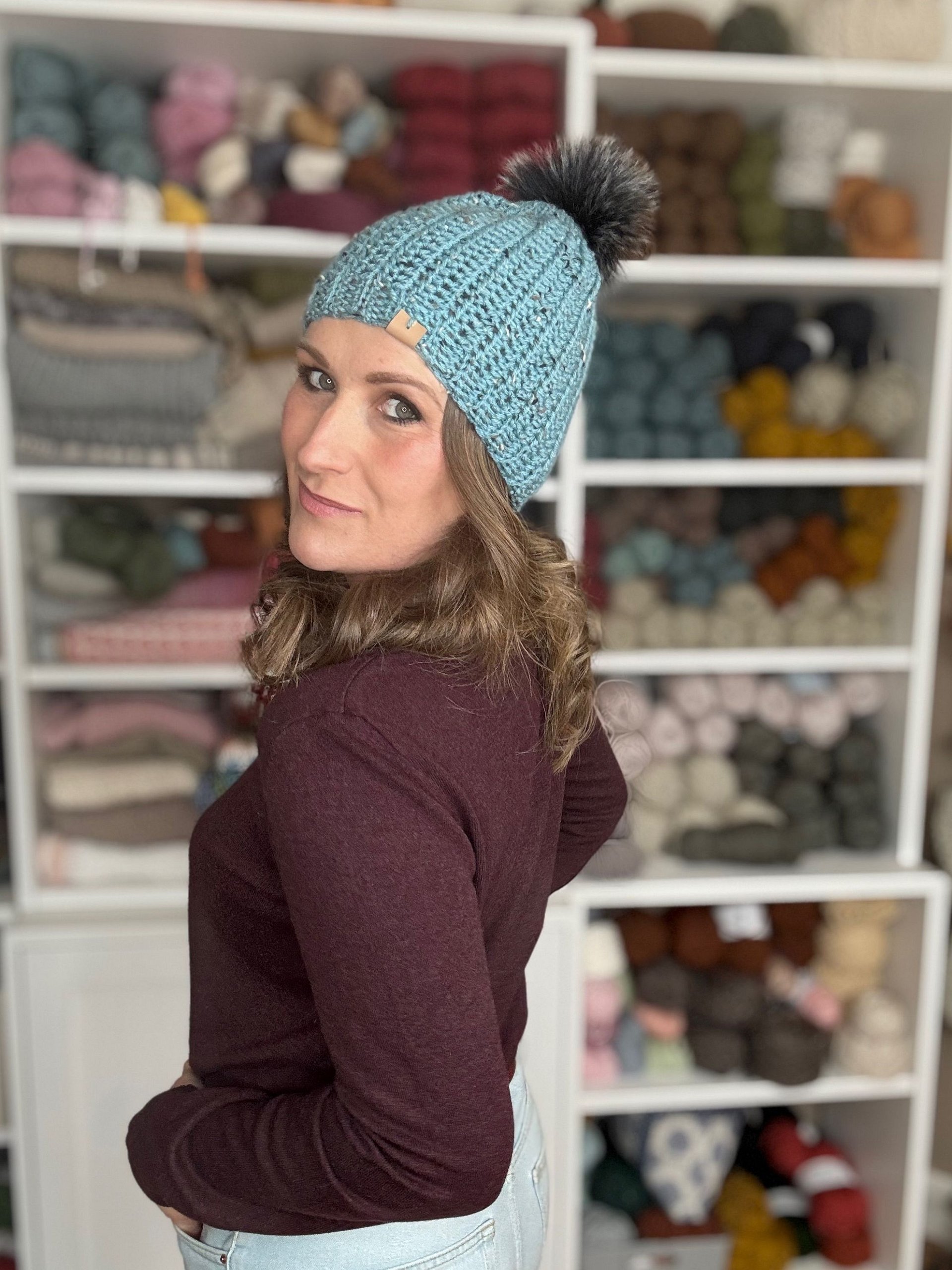 Easy Crochet Hat Pattern Baby to Adult Sizes | HanJan Crochet