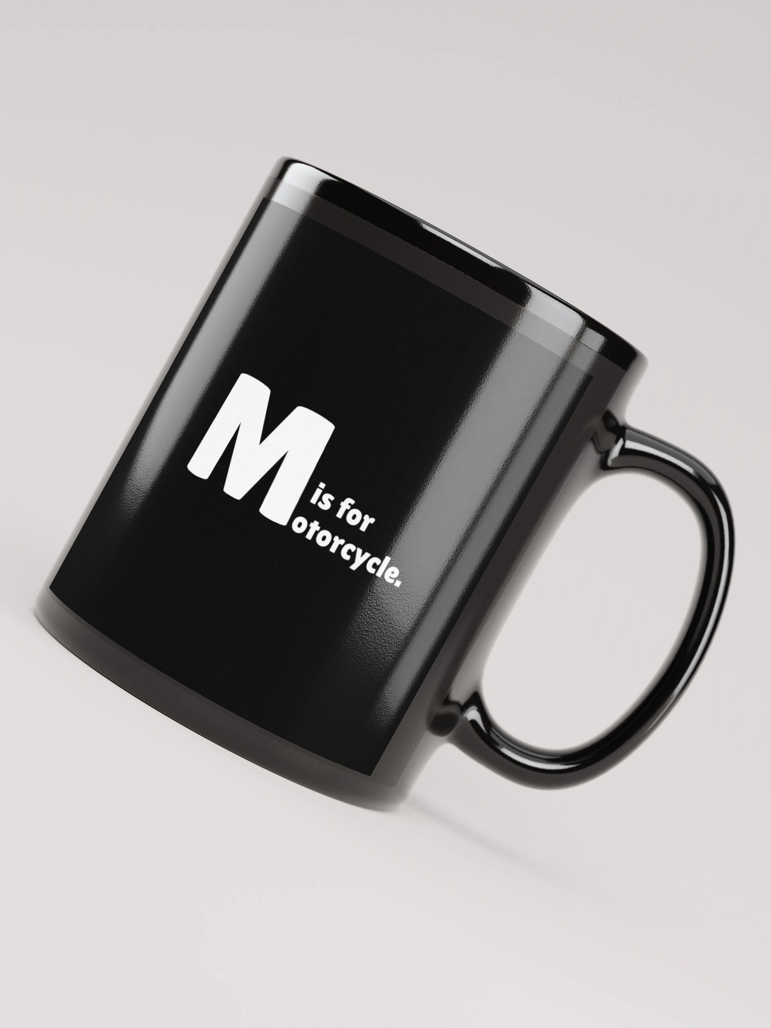 M is for Motorcycle - Mug Large product image (8)