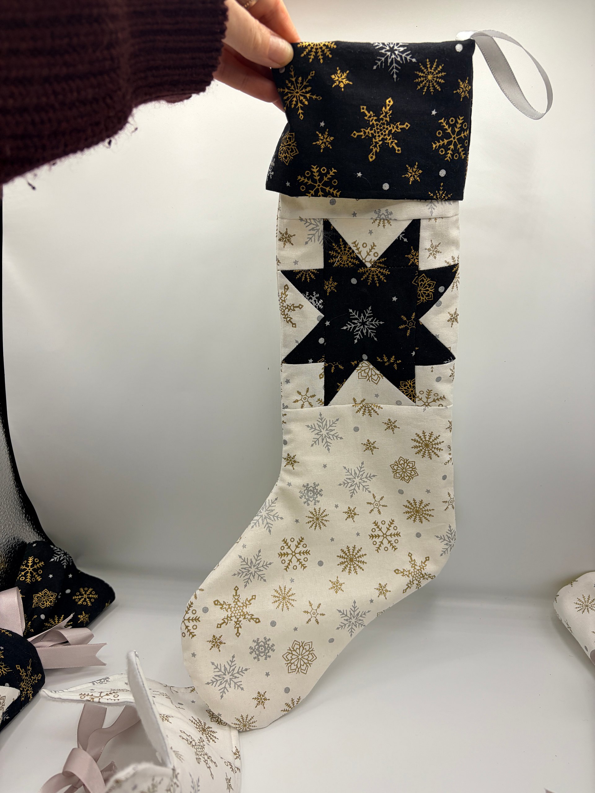 Sawtooth Star Christmas Sewing Pattern Bundle. Cracker, Crown, Stocking, Jokes. PDF Patterns & Tutorials product image (7)