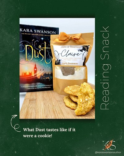 Books and snacks go together like pixie dust and flying! 😋

@story.crumbs Claire cookies are zesty lemon and white chocolate ...