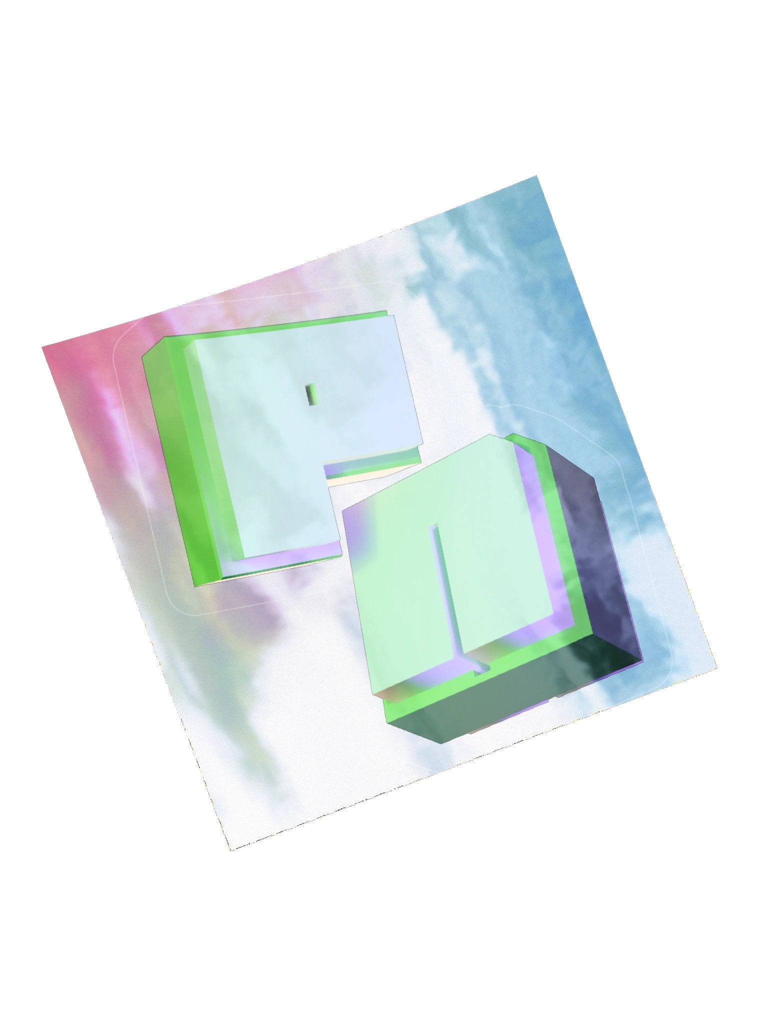 Play Nigth Initials Holo Sticker product image (14)
