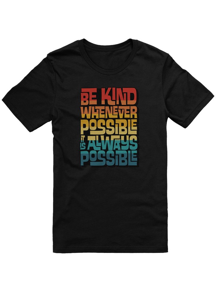 Be Kind Whenever Possible Vintage Sunset T-Shirt product image (1)