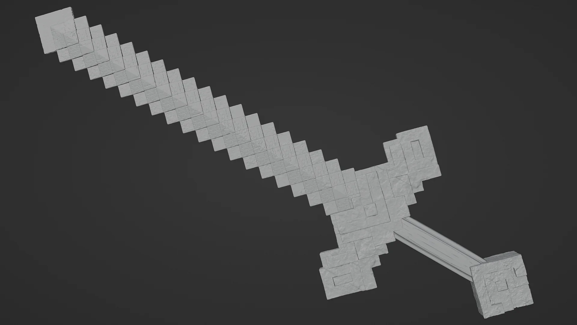 Minecraft Movie Sword - Digital 3D printable model files product image (9)