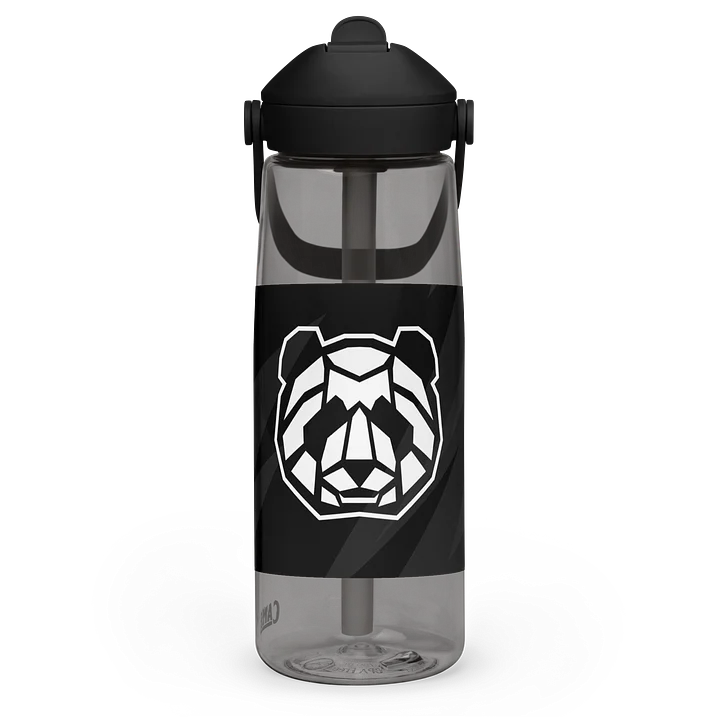 Flip Straw Water Bottle Black product image (1)