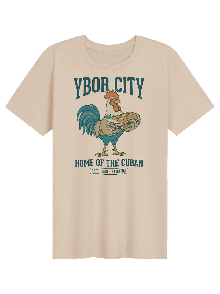 Ybor City Home of the Cuban Rooster Tee product image (1)