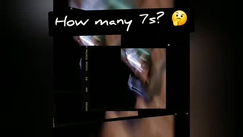 We had to triple check. 

How many 7s you see 👀? 

Eclat7 answer will be on YT today.