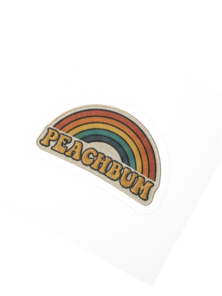 Rainbow Peach Sticker product image (6)
