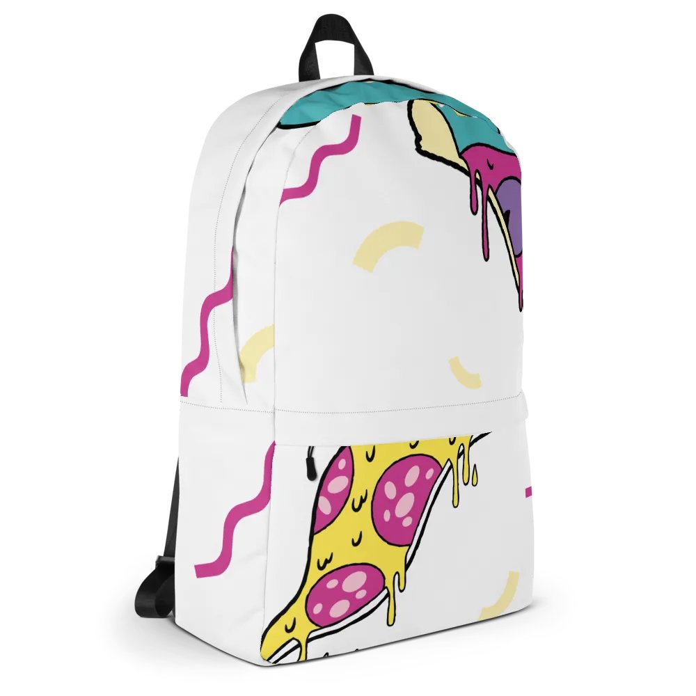Melting Pizza All-Over Backpack product image (3)