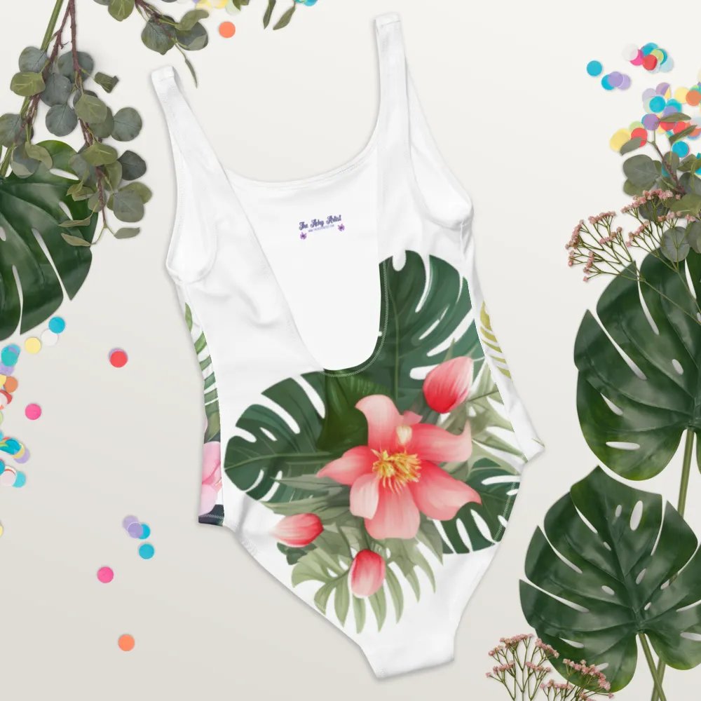 Tropical Flamingo Paradise Swimsuit product image (4)