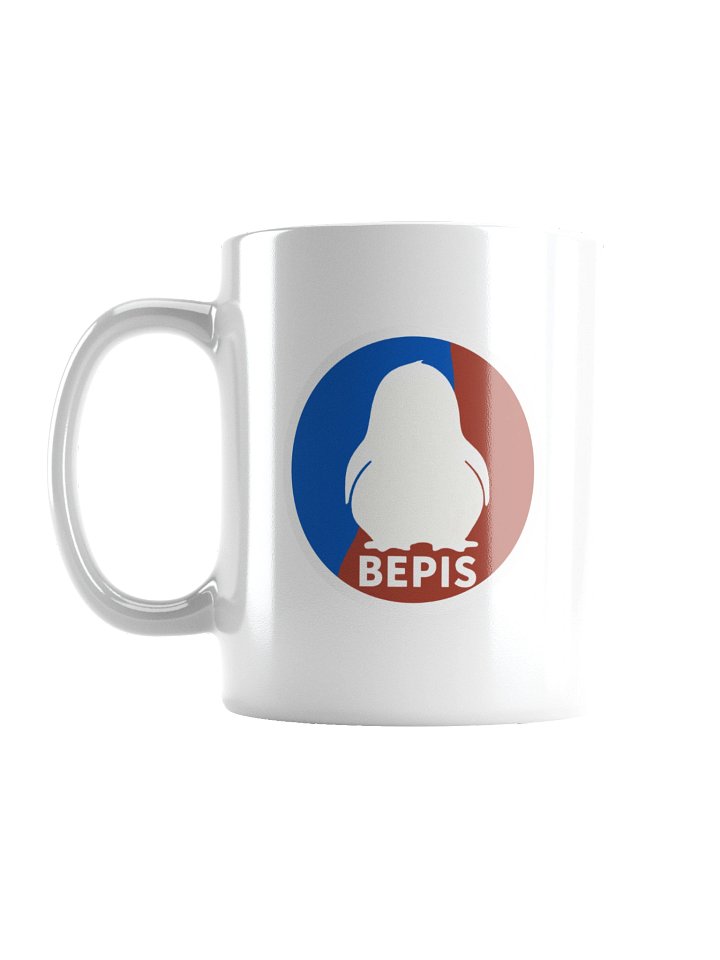 Bepis | white Glossy Mug by Mugz | Right handed product image (1)