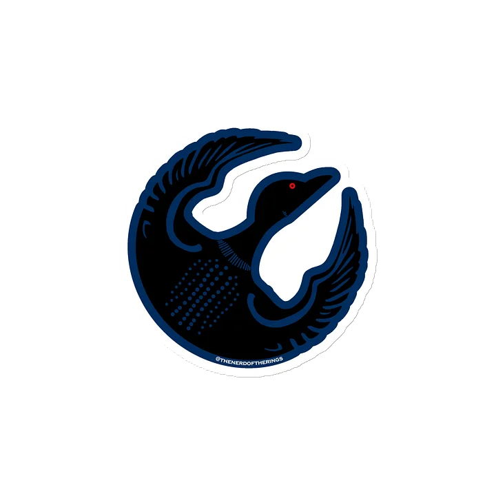 Rebel Loon Magnet - Black & Dark Blue product image (2)