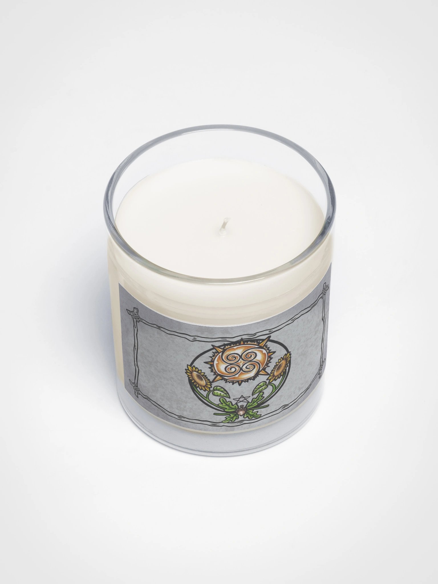 Midsummer, Summer Solstice Unscented Soy Candle With Cotton Wick product image (4)