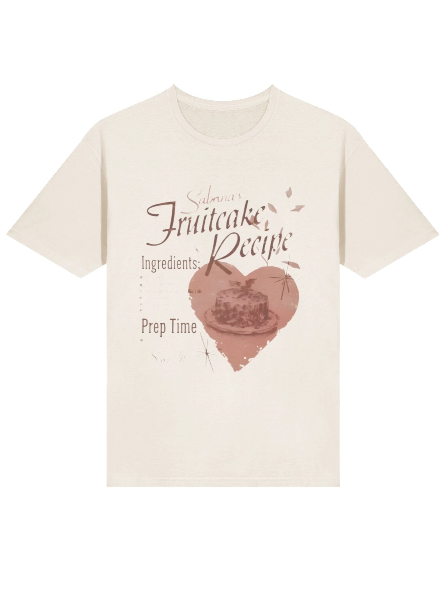 Sabrina Carpenter Fruitcake Recipe Shirt product image (2)
