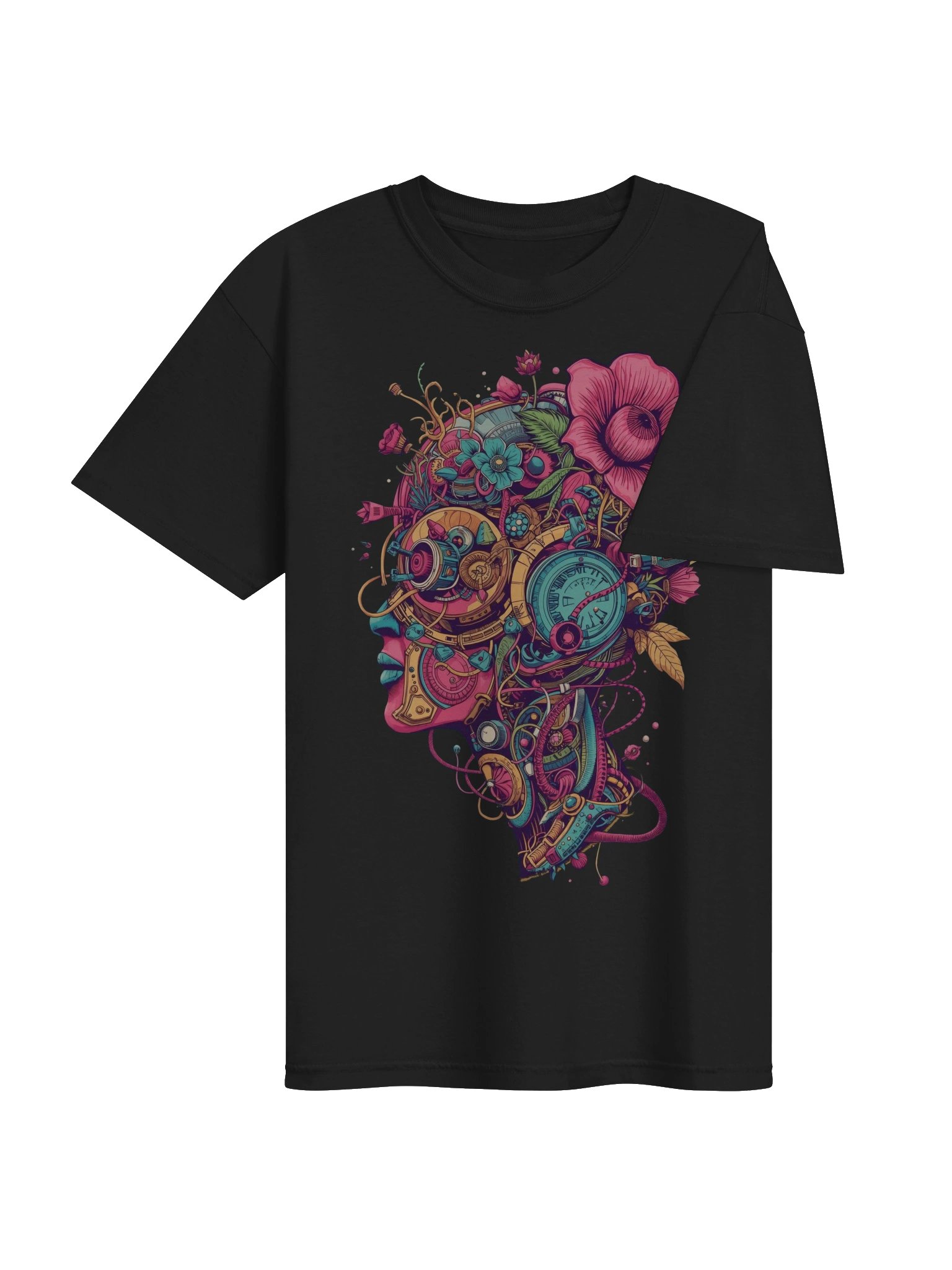 Floral Mechanized Face Heavyweight Tee product image (7)